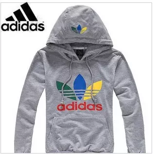 adidas coton veste mode hoodie pas cher 2012-2019U gris couleur